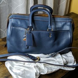 Large Coach Rogue Satchel in Blue